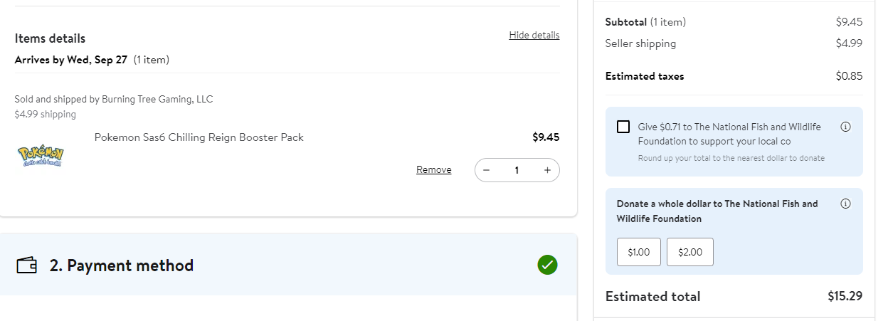 Pokemon Chilling Reign Booster Pack