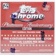 2021 Topps Chrome Platinum Anniversary Mega Box
